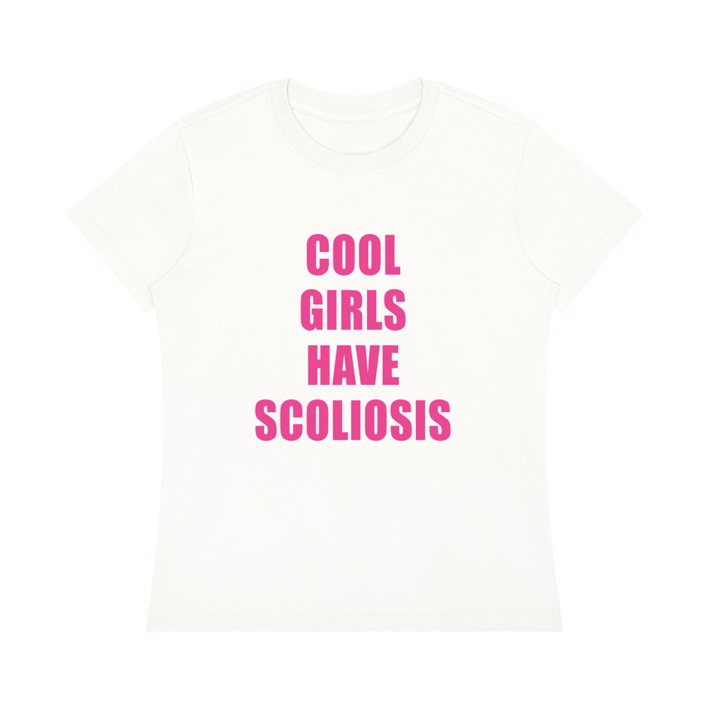 'Cool Girls Have Scoliosis' top