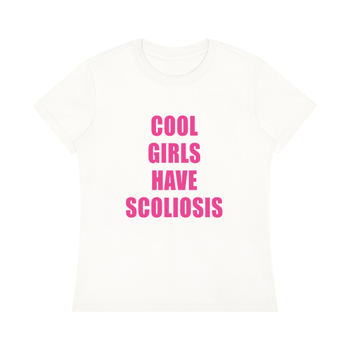 'Cool Girls Have Scoliosis' top