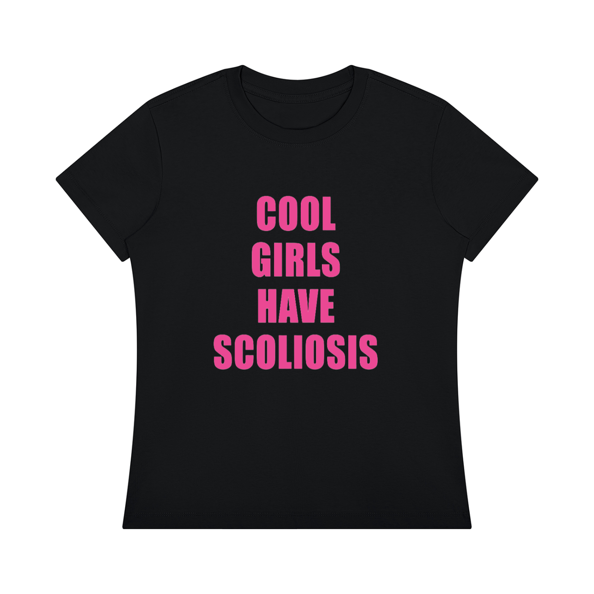'Cool Girls Have Scoliosis' top