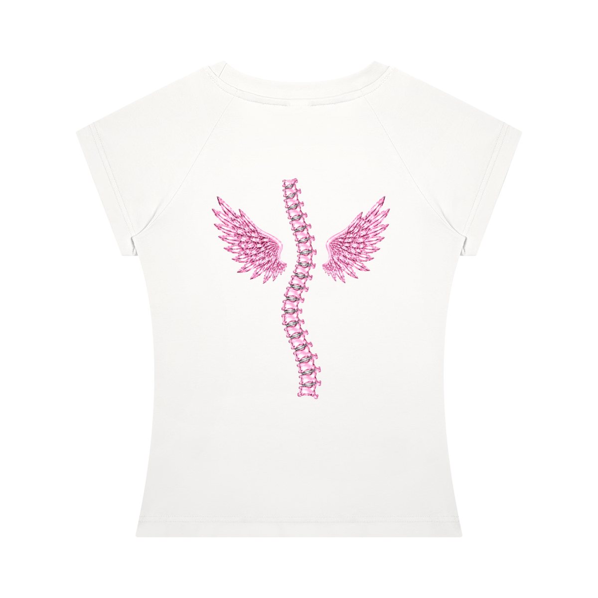 Vertebabe back print baby tee