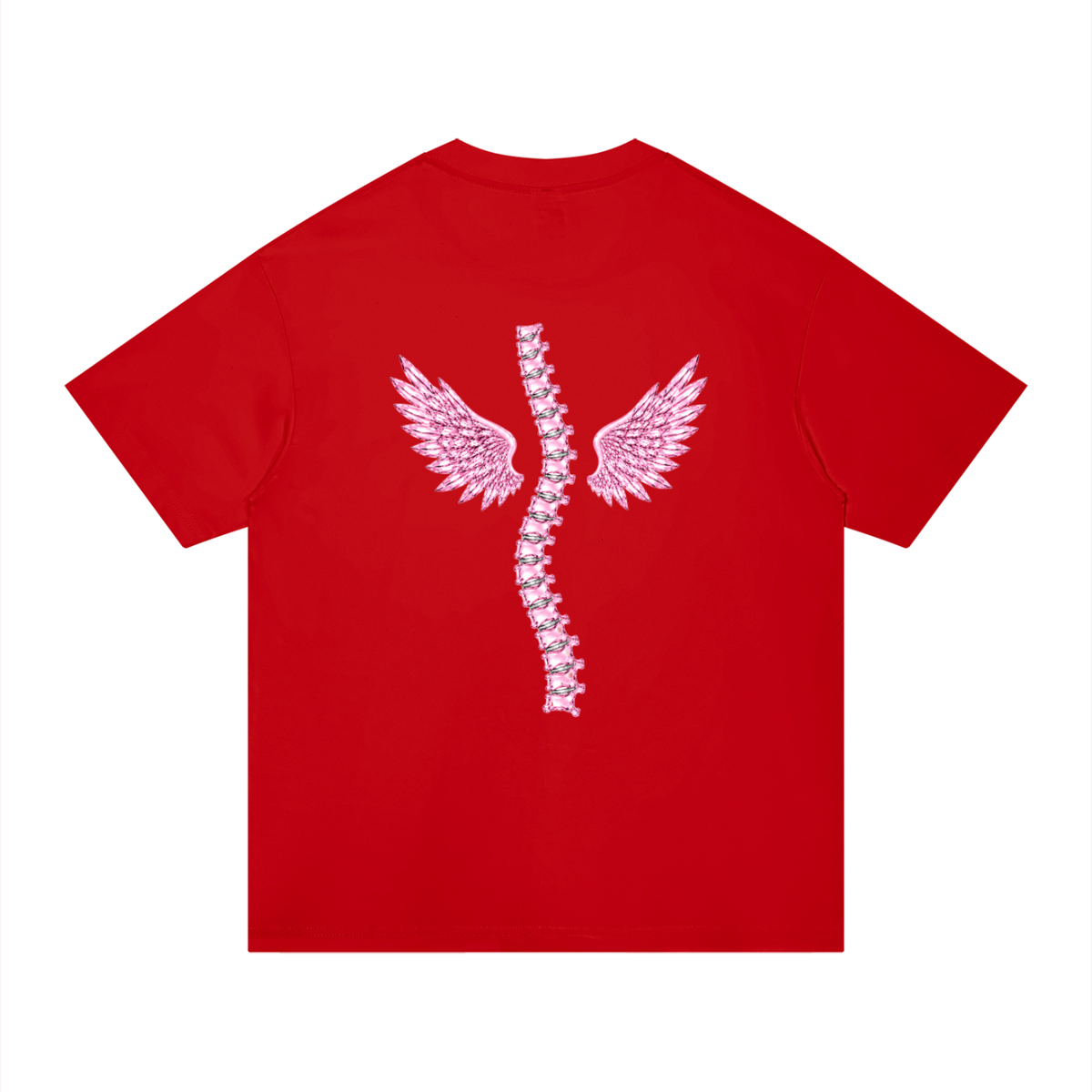 ‘Baddies Have Back Problems’ oversized tee with back design