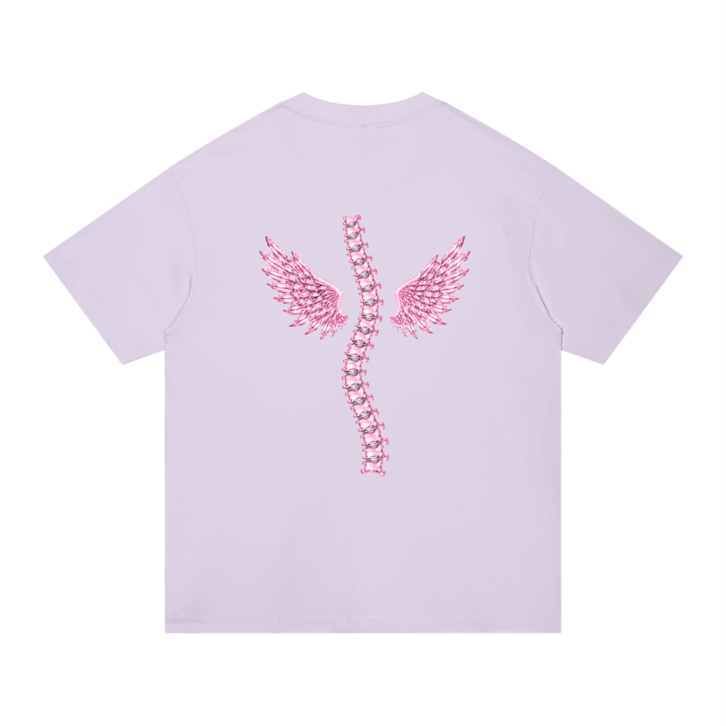 ‘Baddies Have Back Problems’ oversized tee with back design
