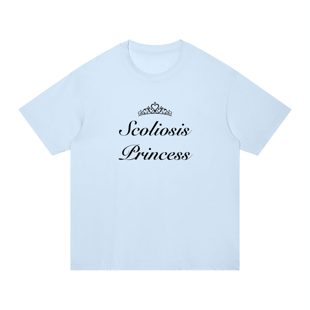 'Scoliosis Princess' oversized tee