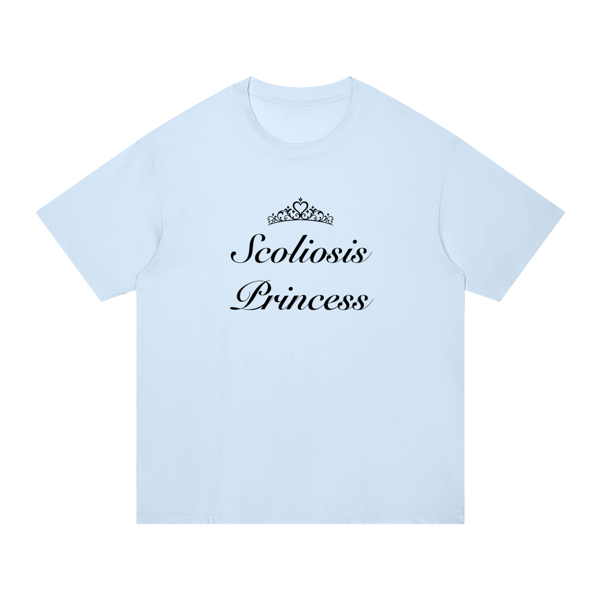 'Scoliosis Princess' oversized tee