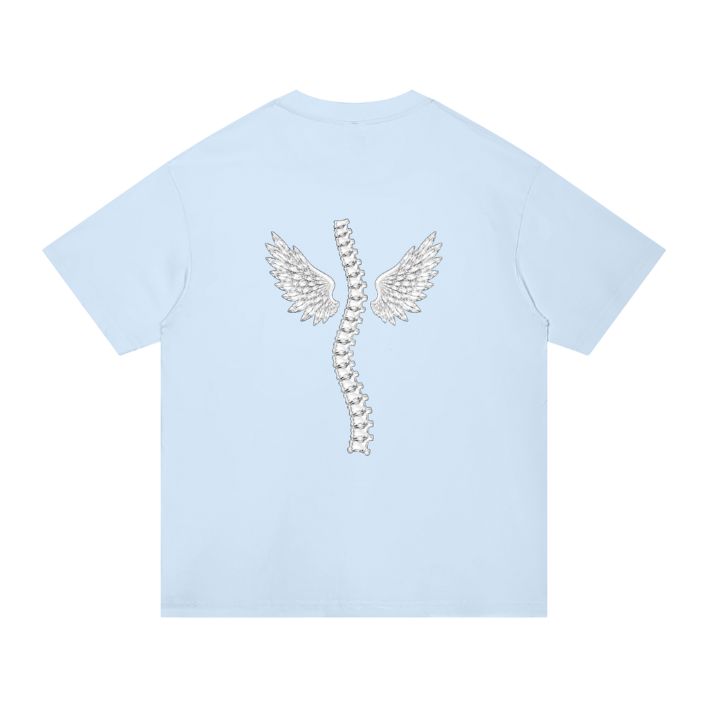 Scoliosis Ribbon oversized top with wing back design