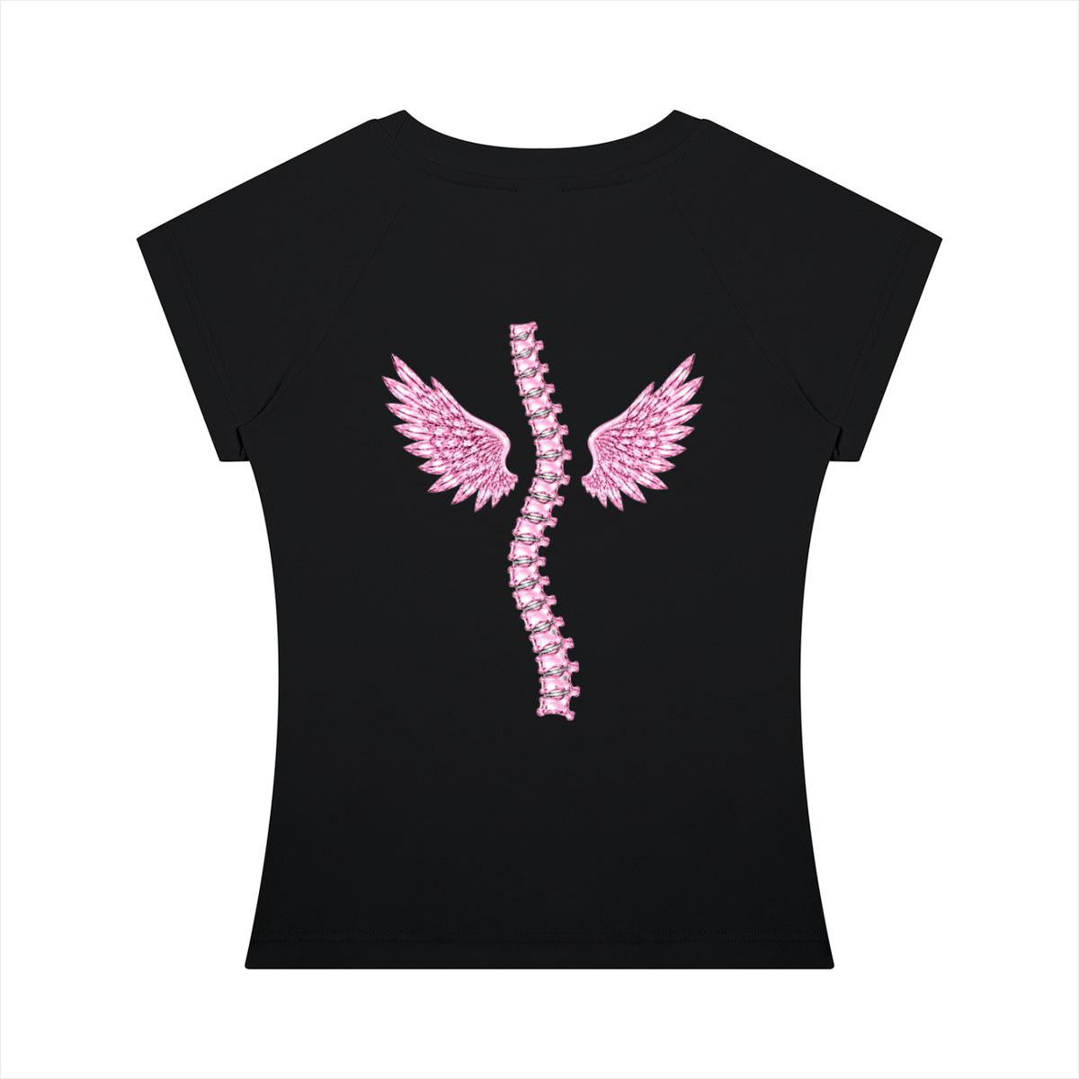 Vertebabe back print baby tee