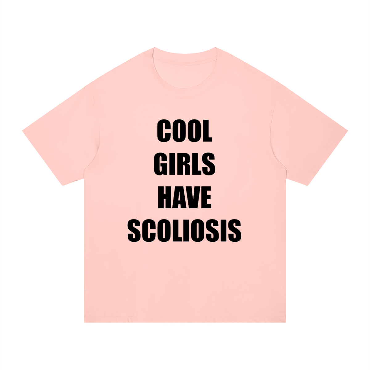 ‘Cool Girls Have Scoliosis’ oversized top