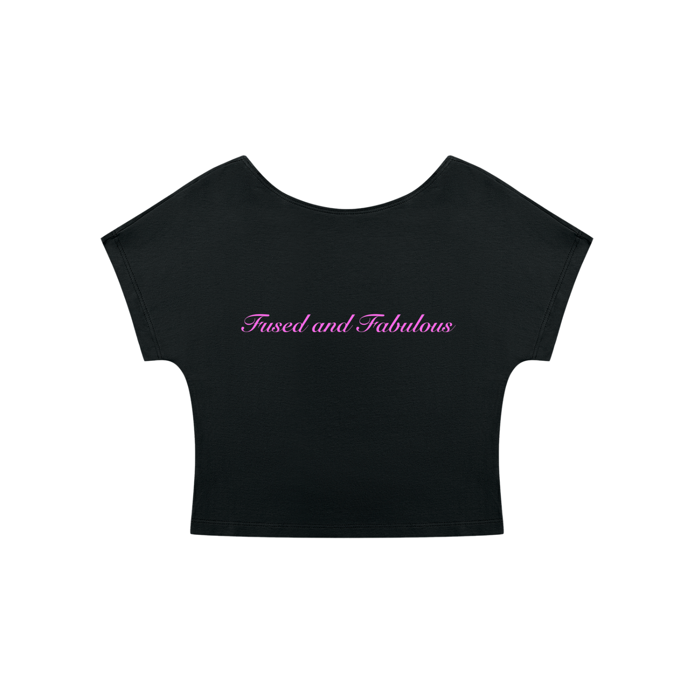 'Fused and Fabulous' open back top