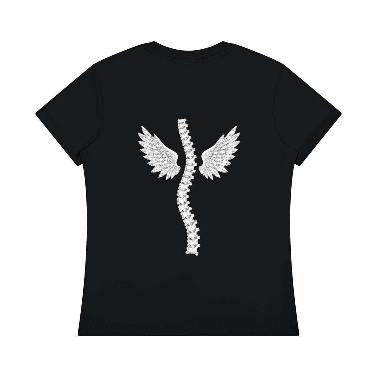 'Hot Girls have Scoliosis' top with back design