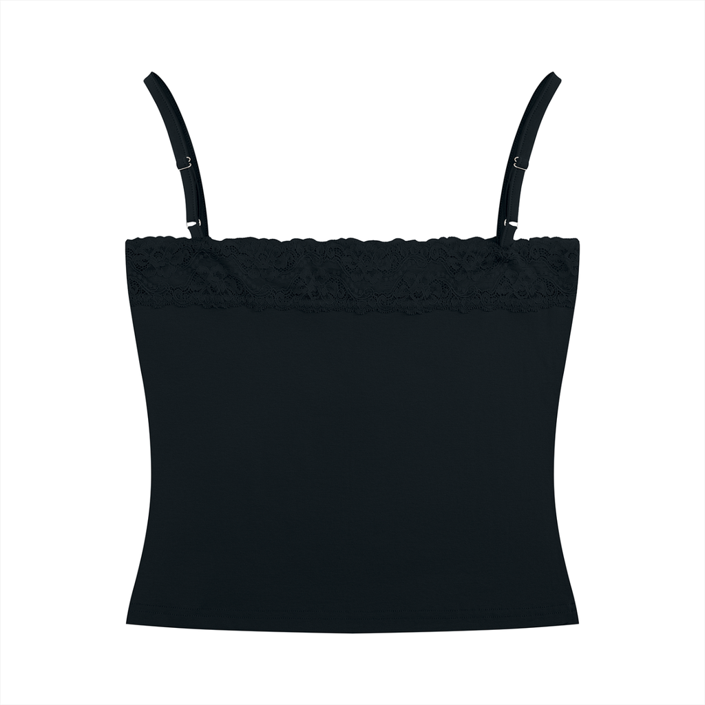‘Hot Girls Have Scoliosis’ lace cami