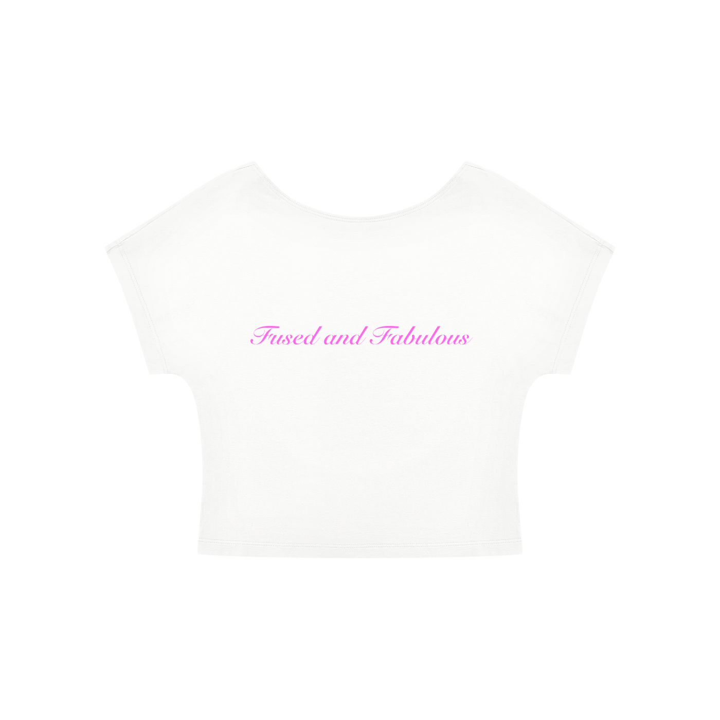 'Fused and Fabulous' open back top