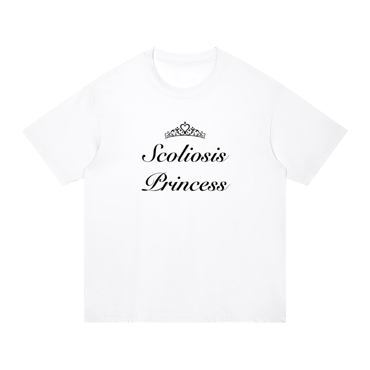 'Scoliosis Princess' oversized tee