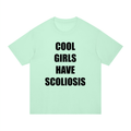 ‘Cool Girls Have Scoliosis’ oversized top