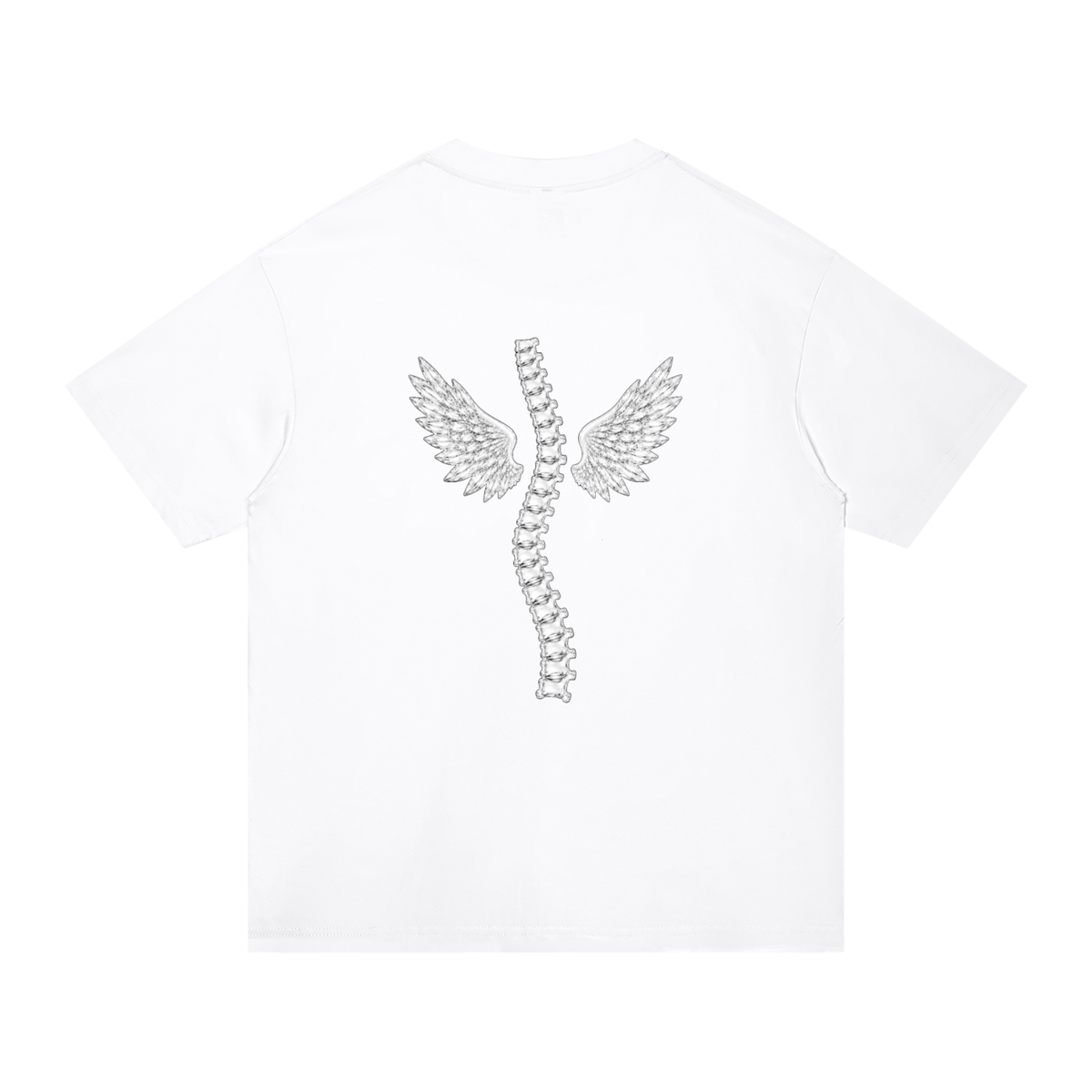 Scoliosis Ribbon oversized top with wing back design