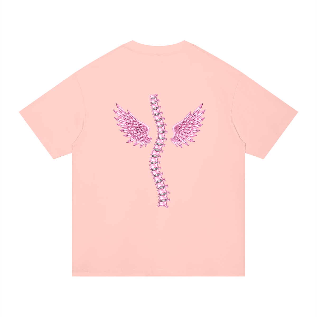 ‘Baddies Have Back Problems’ oversized tee with back design
