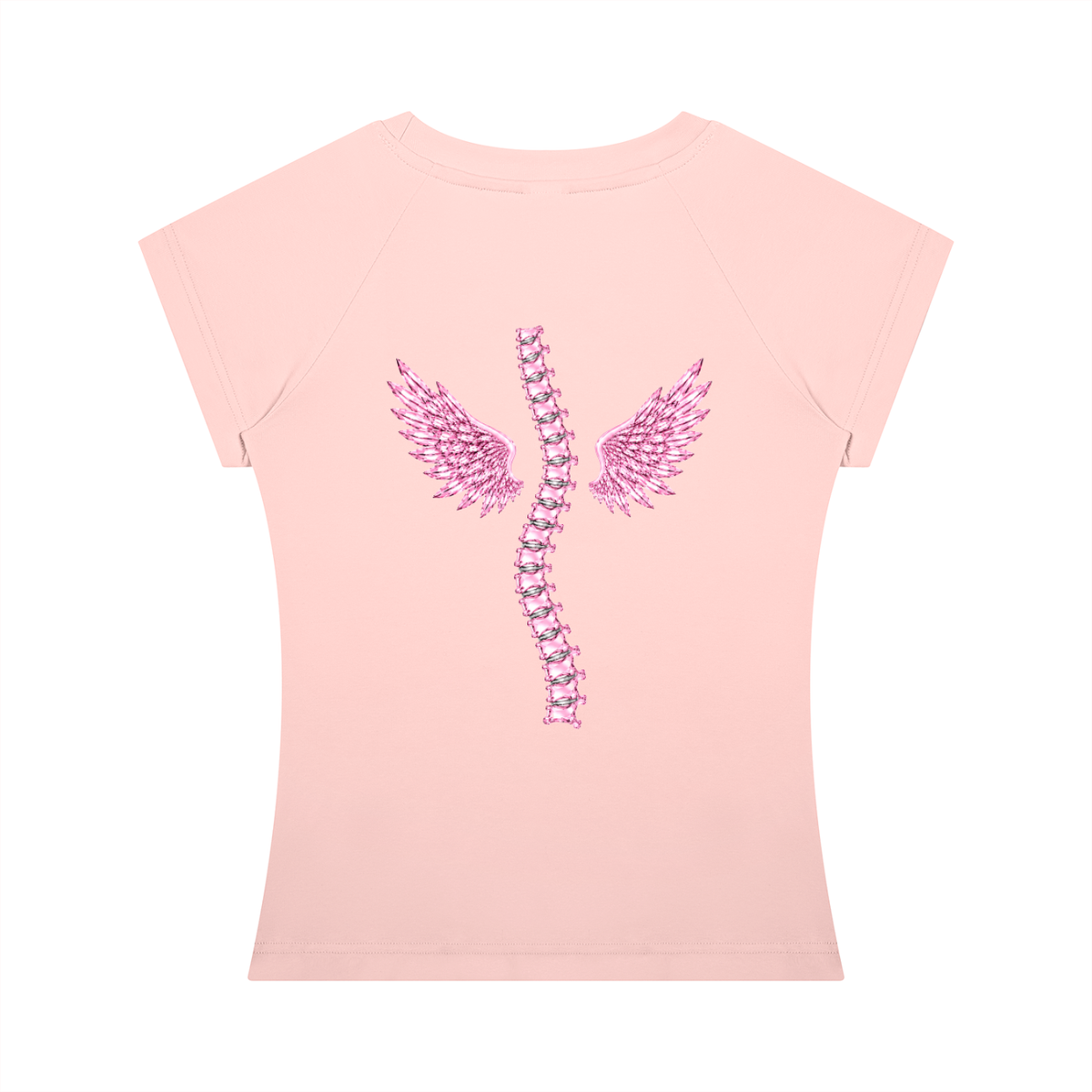 Vertebabe back print baby tee
