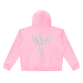 Back design zip boxy hoodie