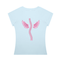 Vertebabe back print baby tee