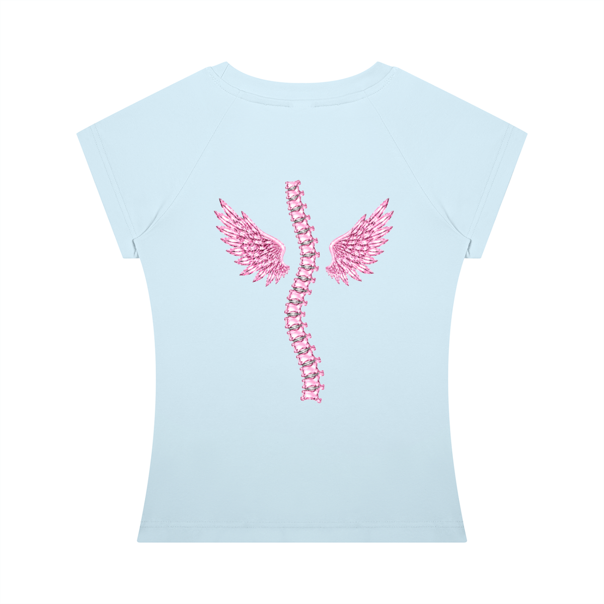 Vertebabe back print baby tee